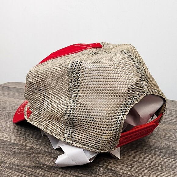 MLB St. Louis, MO Cardinals Red Green and Tan Trawler Hat OS Retro Vintage 90s - Picture 5 of 8